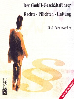 cover image of Der GmbH-Geschäftsführer